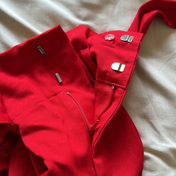 High waisted tie belt trousers - Picture 4 of 5